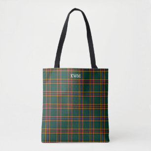 Moran Clan Tartan Donk Green Pset Monogram Draagtas