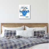 Moran Family Crest Canvas Afdruk (Insitu (Slaapkamer))