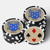 Moran Heraldic Arms Poker Chips (Opstapeling)