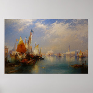Moran - Het Grand Canal Venetië 1899 Poster