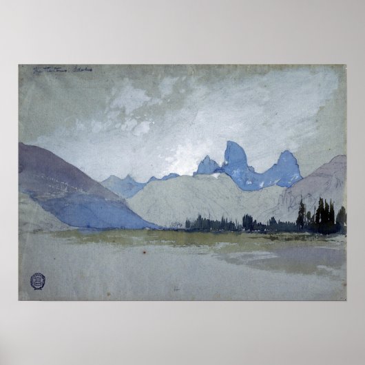 Moran - The Tetons Idaho 1879 Poster (Voorkant)