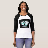 Morbid Alien Twins T-Shirt Womens (Voorkant volledig)