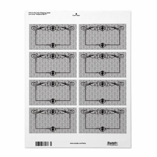 Morbid Faces Etiket (Full Sheet)