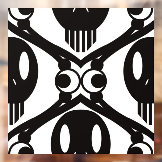 Morbid Faces Raamsticker (Vel 2)