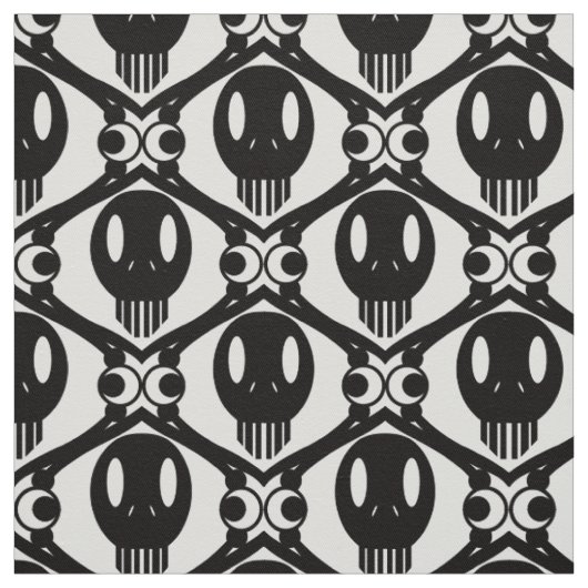 Morbid Faces Stof (Swatch)