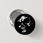 Morbid Skull Ronde Button 3,2 Cm (Voorkant /achterkant)