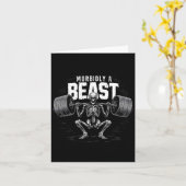 Morbide Een Beest Grappige Sarcastische Meme Kaart (Gele Bloem)