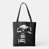 Morbide schedel Canvas tas (Achterkant)