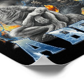 Morbidly A Funny Cringe Alpha Werewolf Wolf Meme  Poster (Hoek)