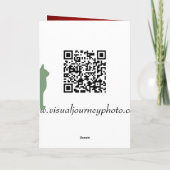 Morceau de carte riante de vacances de chat de (Dos)