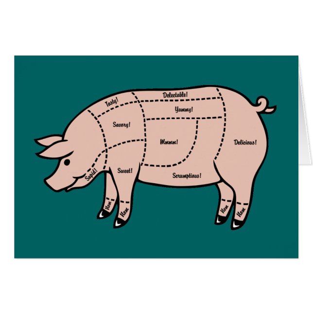 Morceaux de porc (Devant horizontal)