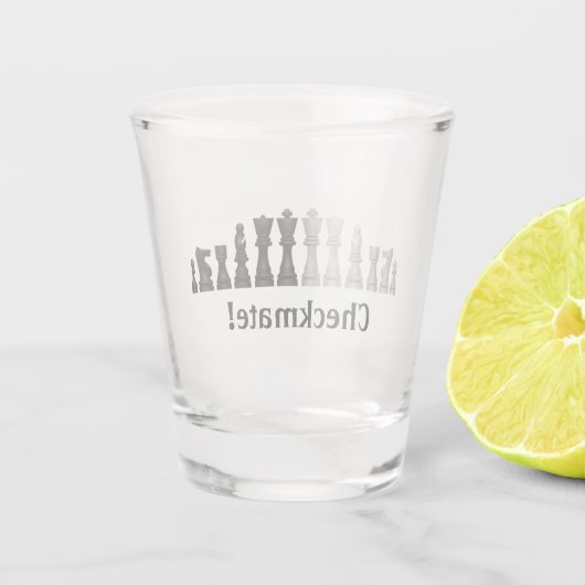 Morceaux d'échecs en verre (Dos)