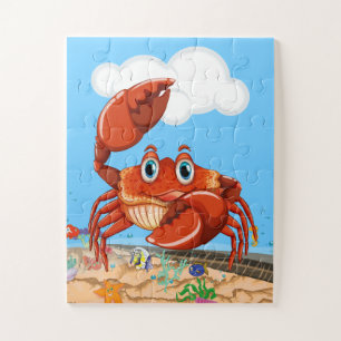 Morceaux surdimensionnés de puzzle du crabe 30