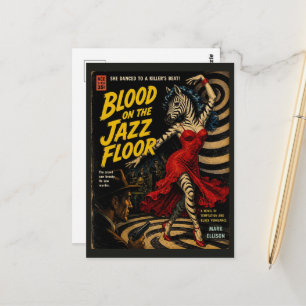 Mord Mysteries Zebrah Horror Boekomslag Briefkaart