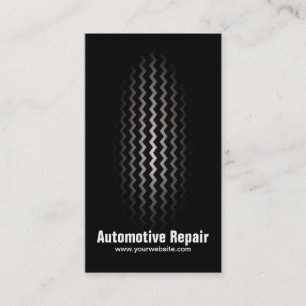 Morden Black & White Tire Automotive Repair Visitekaartje