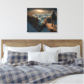 Morden Edge Walker Canvas Afdruk (Insitu (Slaapkamer))