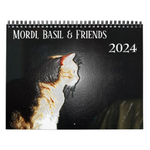 Mordi, Basil & Amis Calendrier Chat 2024