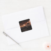 Mordor Lightning Storm Vierkante Sticker (Envelop)
