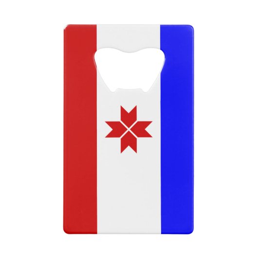 Mordovia Flag Kredietkaart Flessenopener (Voorkant)