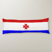 Mordovia Flag Lichaamskussen (Achterkant)