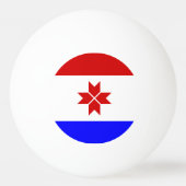 Mordovia Flag Pingpongballen (Achterkant)