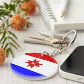 Mordovia Flag Sleutelhanger (Voorkant Rechts)