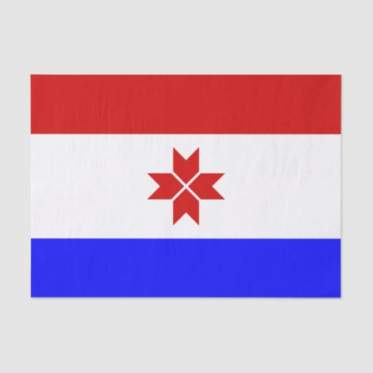 Mordovia Flag Tissuepapier (Voorkant)
