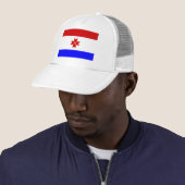 Mordovia Flag Trucker Pet (In situ)