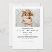 More Love This Christmas Photo Birth  Aankondiging (Achterkant)