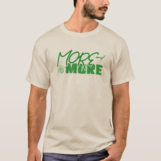 More & more t-shirt (Voorkant)
