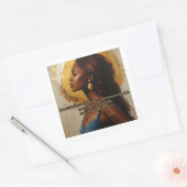 More motivational version vierkante sticker (Envelop)