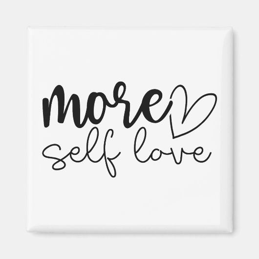 "More Self Love" Boho Inspirerend Motivatie Magneet (Voorkant)