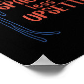 More Spagetti Less Etti Funny Foodie Spaghetti  Poster (Hoek)