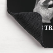 More Trash Can Less Trash Can't Funny Raccoon Ossu Muismat (Hoek)