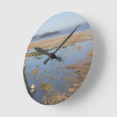 Morecambe Bay High Tide Clock Ronde Klok (Hoek)