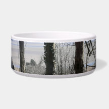 Morecambe Bay Uitzicht Ceramic Pet Bowl