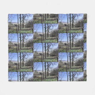 Morecambe Bay Uitzicht Fleece Deken