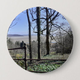 Morecambe Bay Uitzicht Round Badge Ronde Button 4,0 Cm
