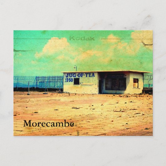 Morecambe Jug van Tea Briefkaart (Voorkant)