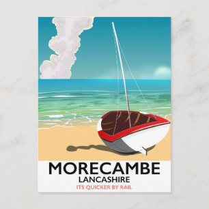 Morecambe, Lancashire Zeereisposter Briefkaart