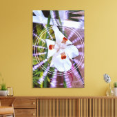 moreia branca canvas afdruk (Insitu (Woonkamer))