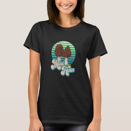 Morel Hunter Fun Mushroom Hunting 3 T-shirt (Voorkant)