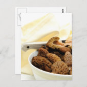 Morel Mushroom Briefkaart (Voorkant / Achterkant)