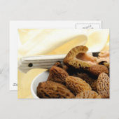 Morel Mushroom Briefkaart (Voorkant / Achterkant)
