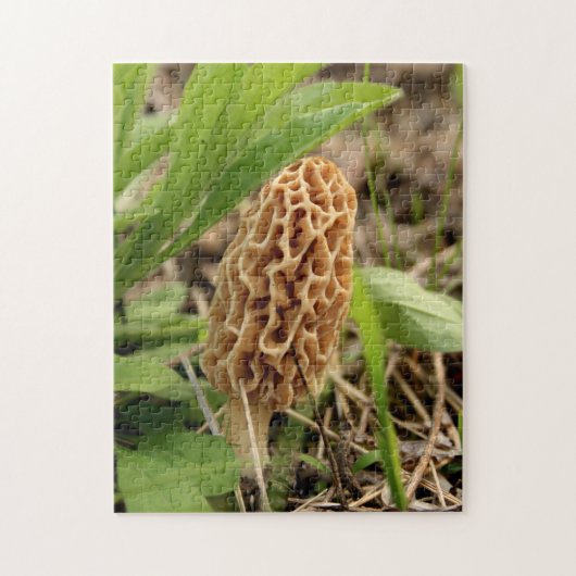 Morel Mushroom Legpuzzel (Verticaal)