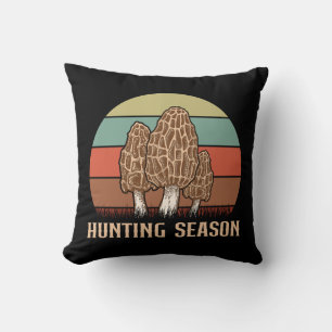 Morel Mushroom Pillow Kussen