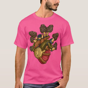 Morel Mushroom Shirt Mannen Morel Steampunk padden