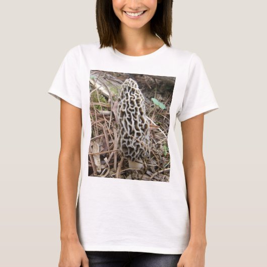 Morel Mushroom T Shirt (Voorkant)
