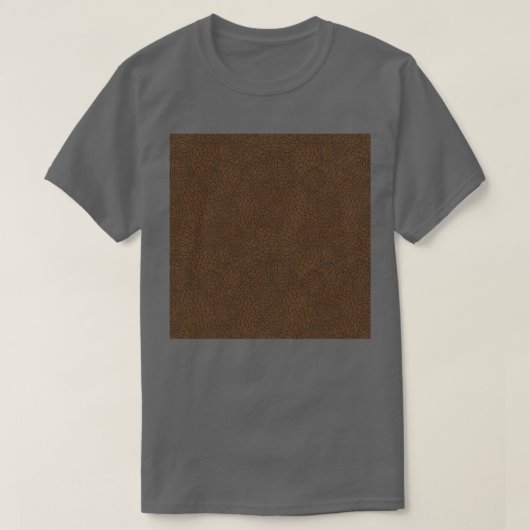 Morel Mushroom Texture Brown T-shirt (Design voorkant)