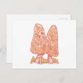 Morel Mushrooms Briefkaart (Voorkant / Achterkant)